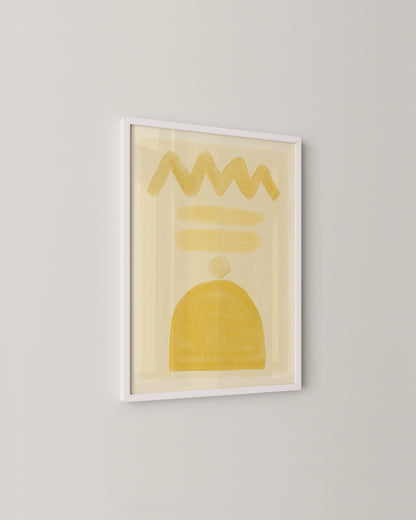 Yellow Geometry Print- Wall Art -Paperhus- Printable wall art - Instant downloads - DIY home decor -Paperhus