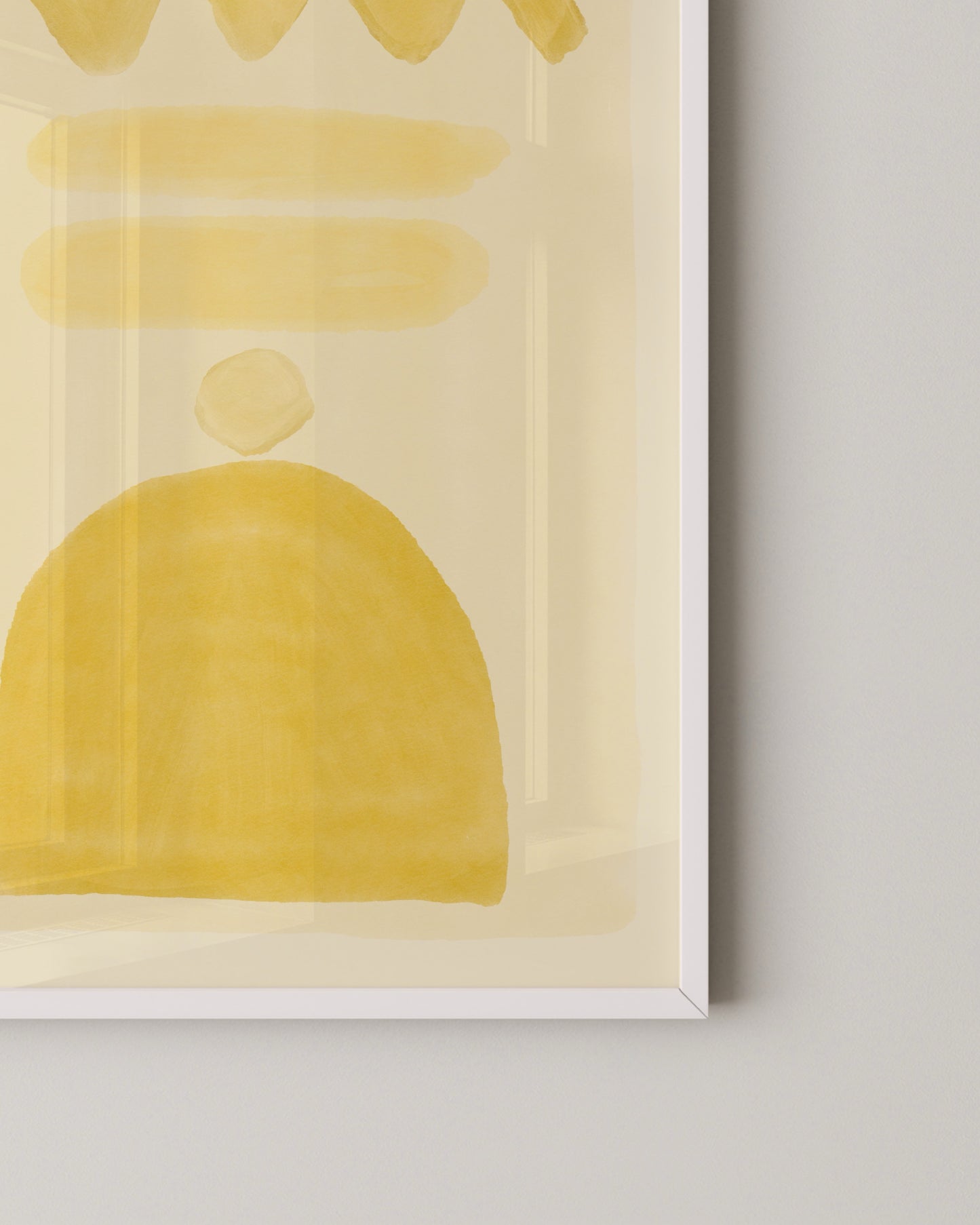 Yellow Geometry Print- Wall Art -Paperhus- Printable wall art - Instant downloads - DIY home decor -Paperhus