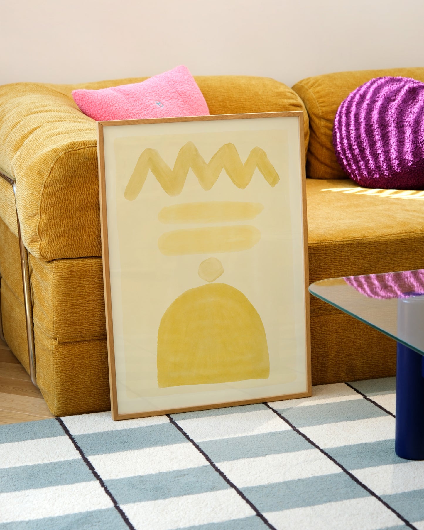 Yellow Geometry Print- Wall Art -Paperhus- Printable wall art - Instant downloads - DIY home decor -Paperhus