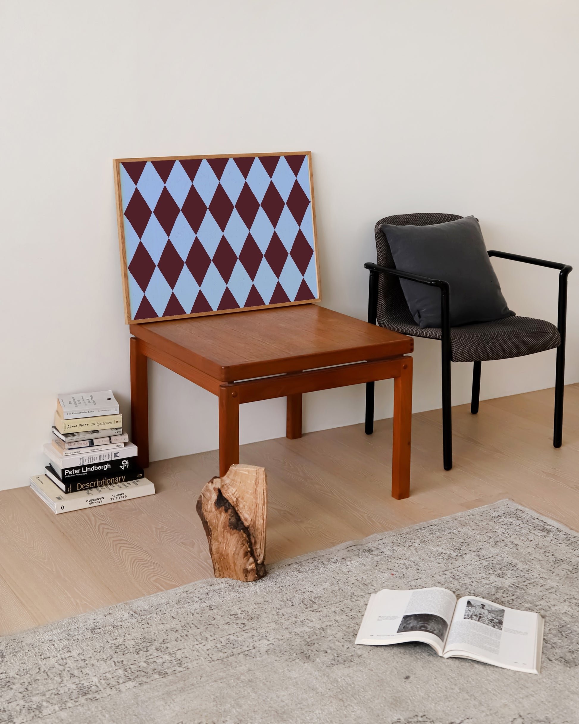 Harlequin Study I printable wall art by Paperhus