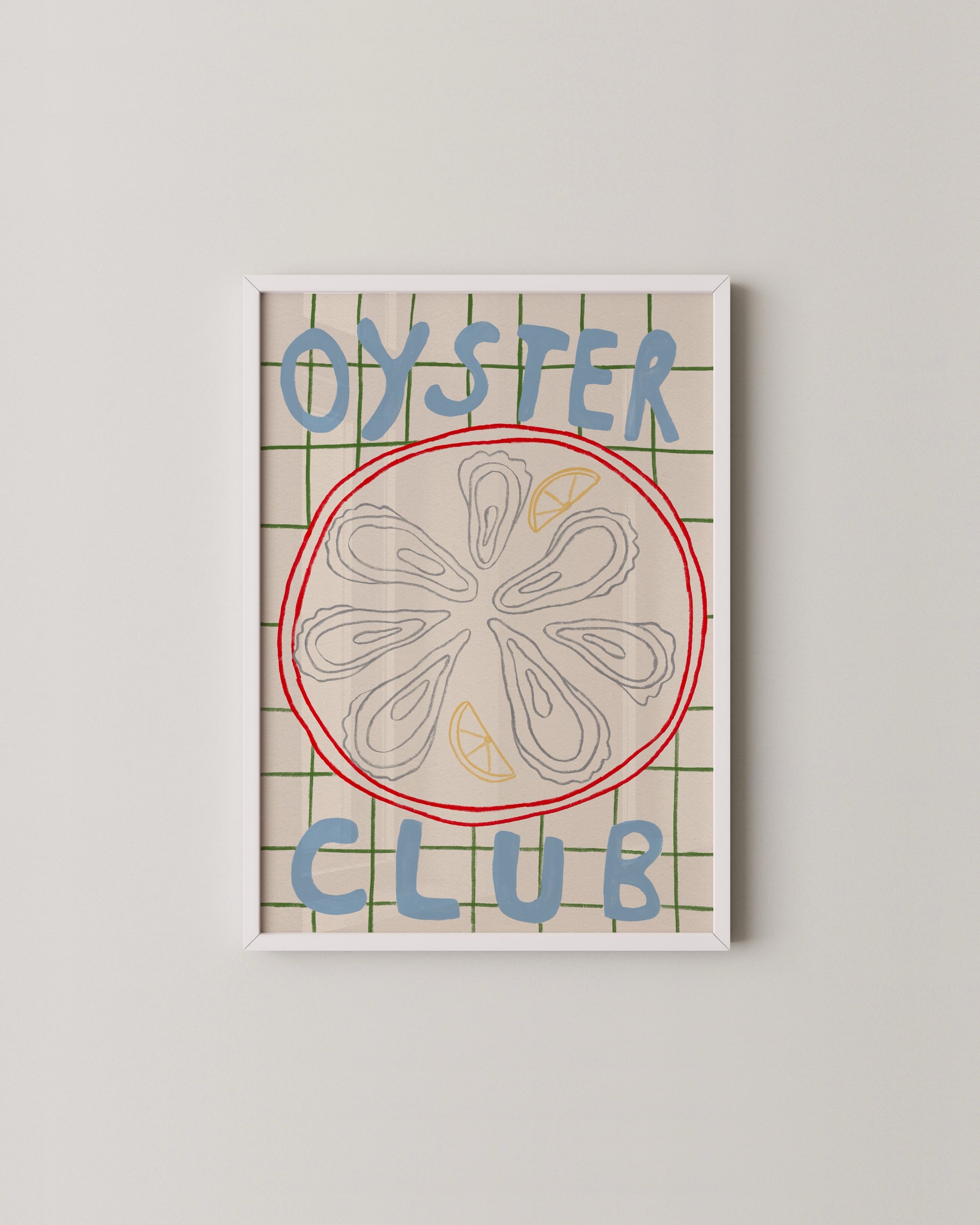 Oyster Club Print- Wall Art -Paperhus- Printable wall art - Instant downloads - DIY home decor -Paperhus
