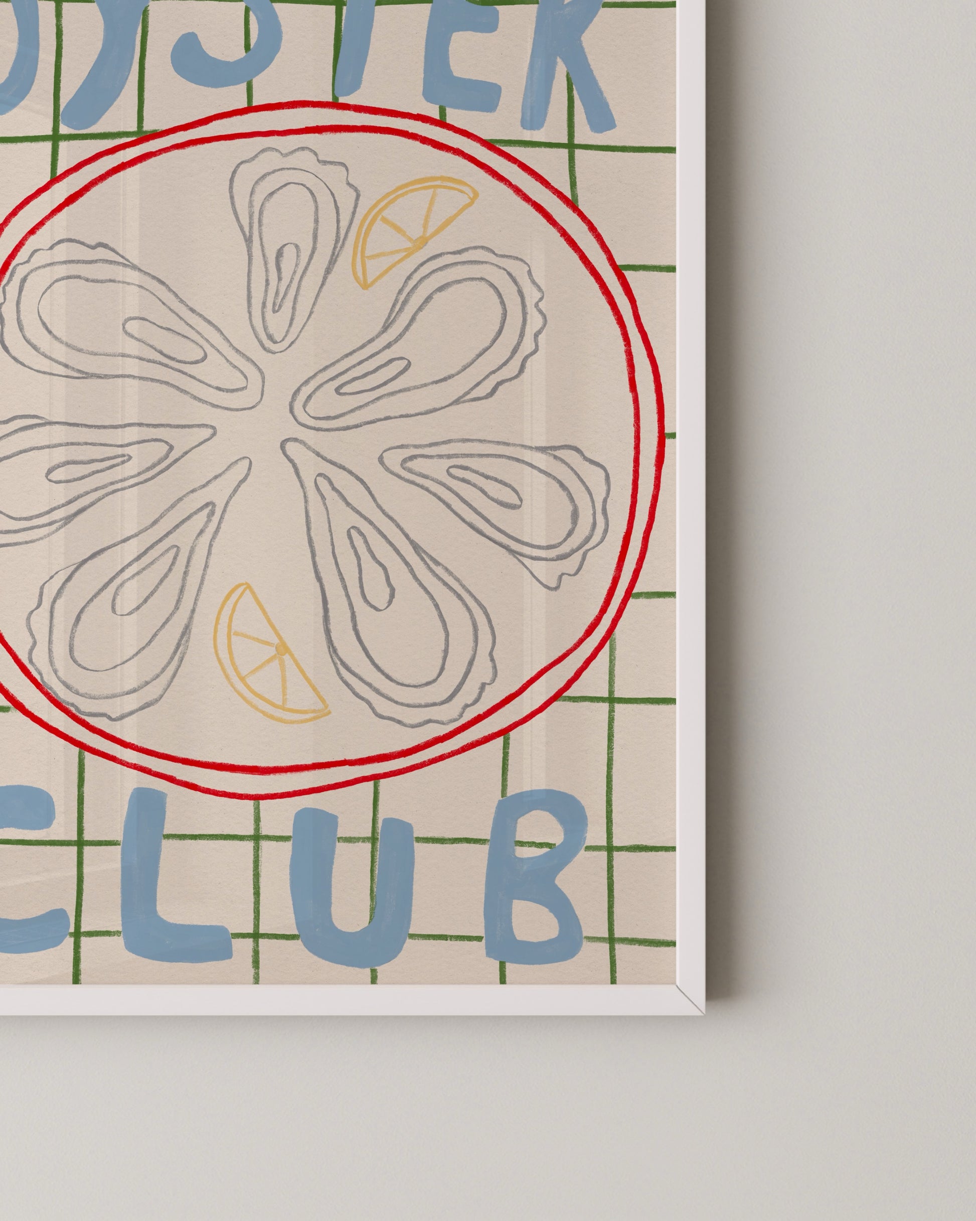 Oyster Club Print- Wall Art -Paperhus- Printable wall art - Instant downloads - DIY home decor -Paperhus