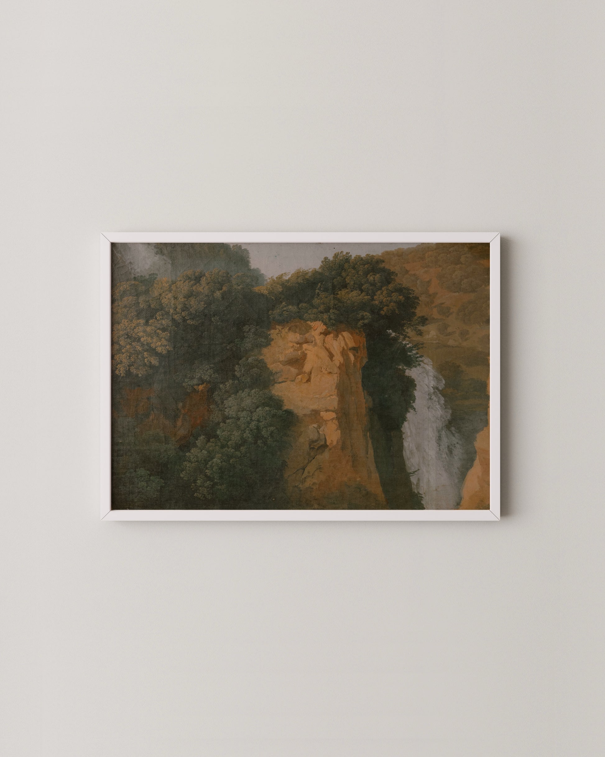 Waterfall Cliff Print- Wall Art -Paperhus- Printable wall art - Instant downloads - DIY home decor -Paperhus