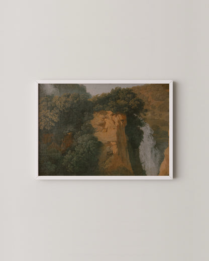 Waterfall Cliff Print- Wall Art -Paperhus- Printable wall art - Instant downloads - DIY home decor -Paperhus