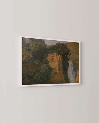 Waterfall Cliff Print- Wall Art -Paperhus- Printable wall art - Instant downloads - DIY home decor -Paperhus