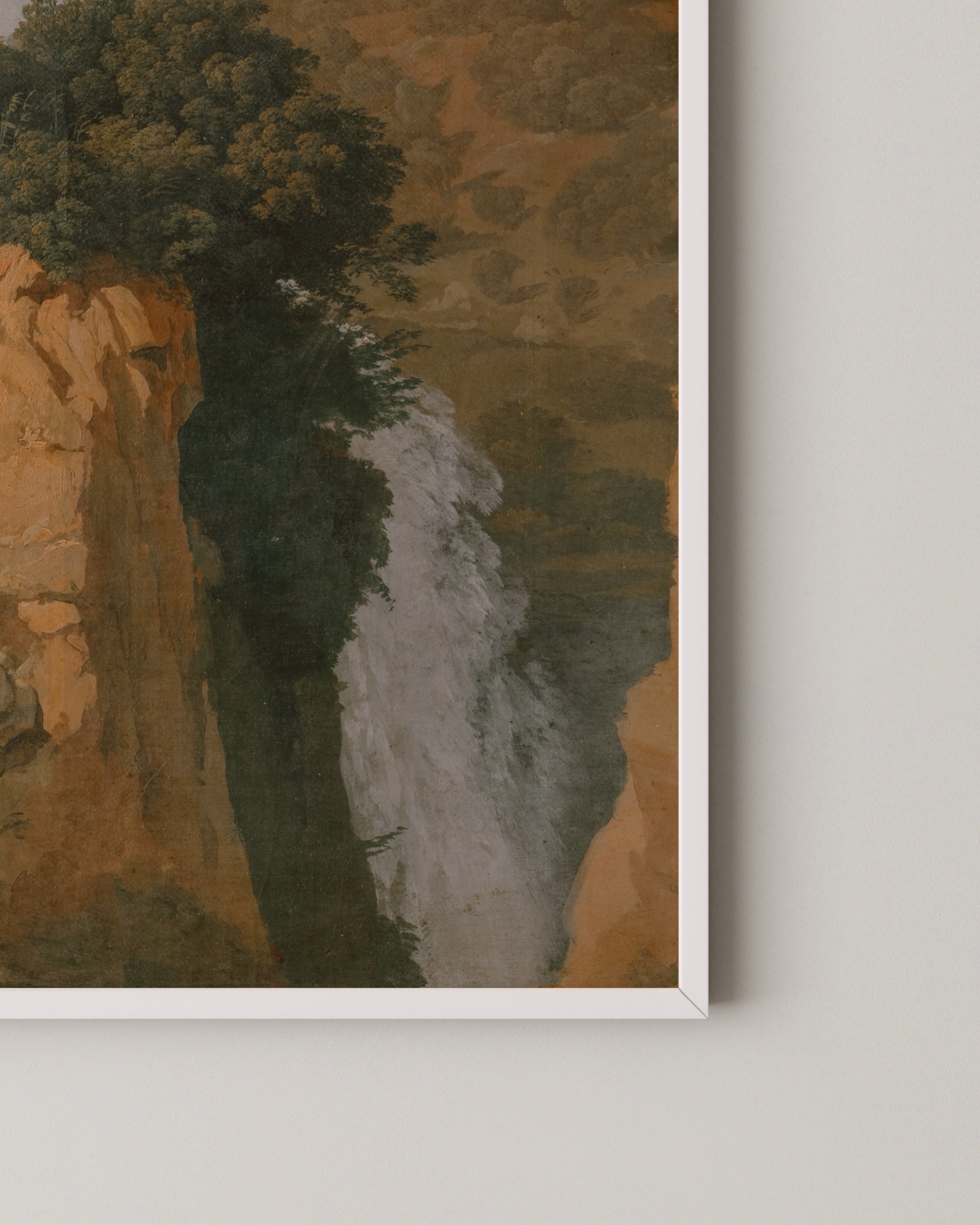 Waterfall Cliff Print- Wall Art -Paperhus- Printable wall art - Instant downloads - DIY home decor -Paperhus