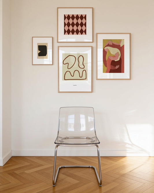 Gallery Wall. Set Of 4 Prints