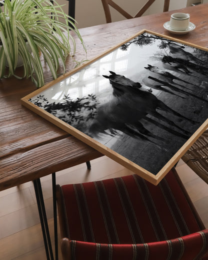 Horse Photography Print- Wall Art -Paperhus- Printable wall art - Instant downloads - DIY home decor -Paperhus