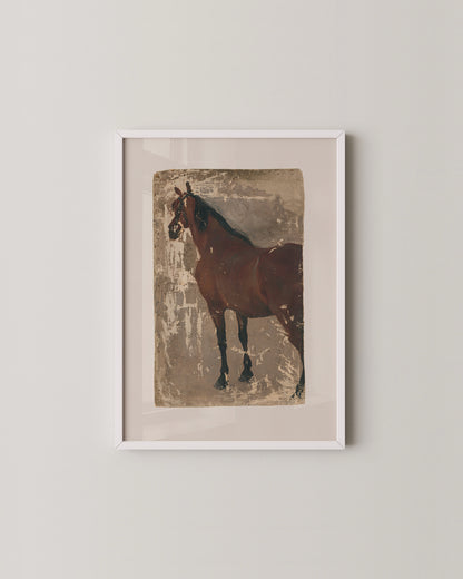 Vintage Horse Art Print- Wall Art -Paperhus- Printable wall art - Instant downloads - DIY home decor -Paperhus