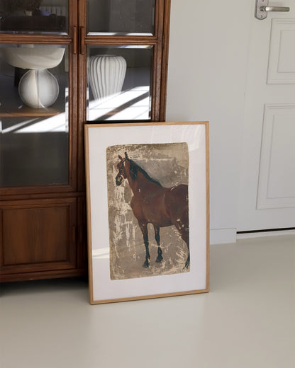 Vintage Horse Art Print- Wall Art -Paperhus- Printable wall art - Instant downloads - DIY home decor -Paperhus
