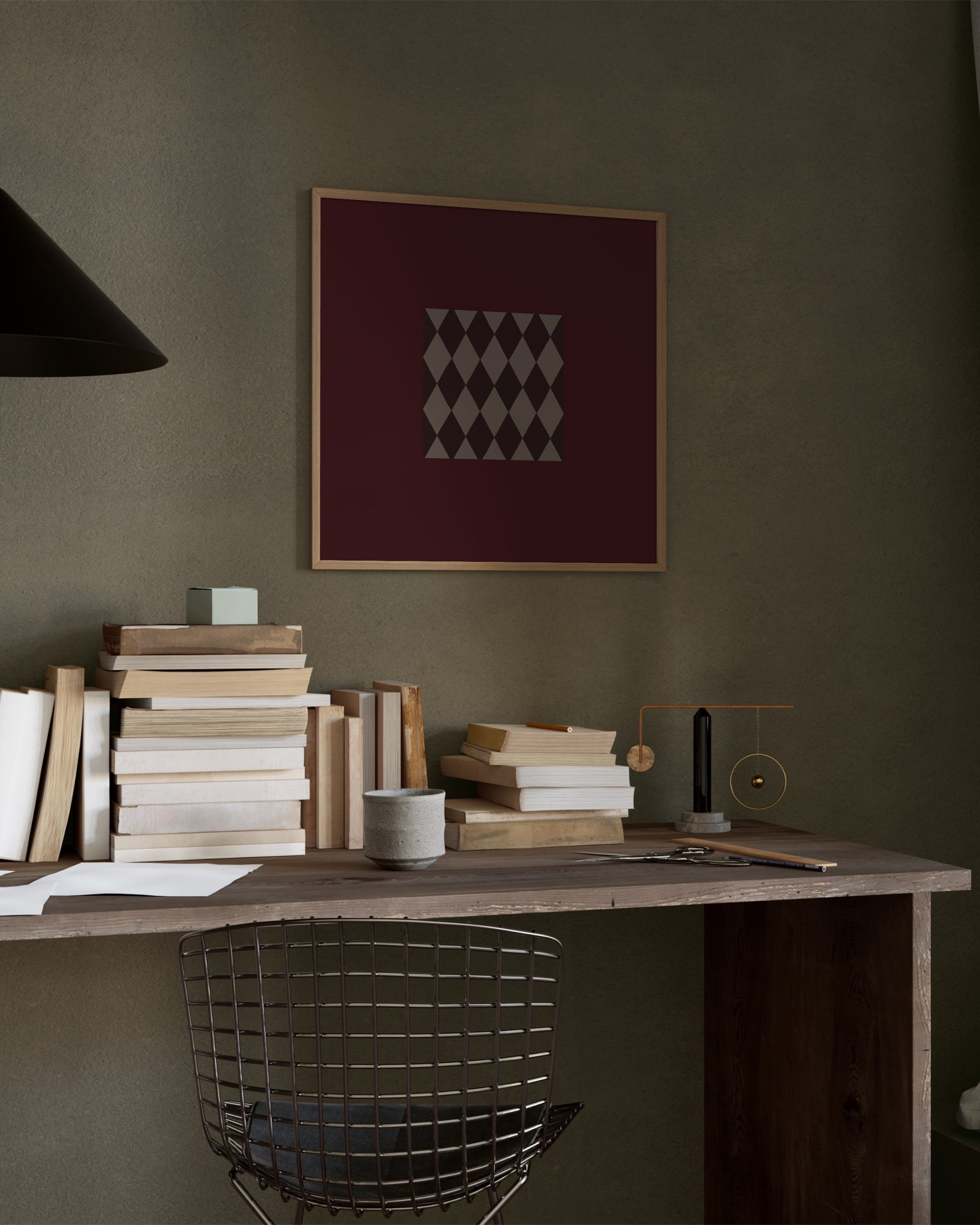 Harlequin Study IV printable wall art by Paperhus