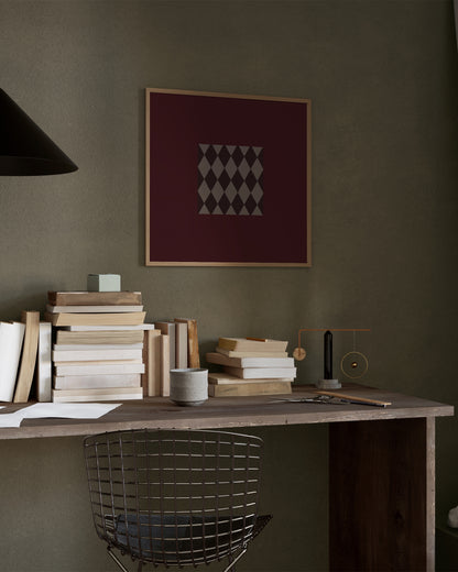 Harlequin Study IV printable wall art by Paperhus