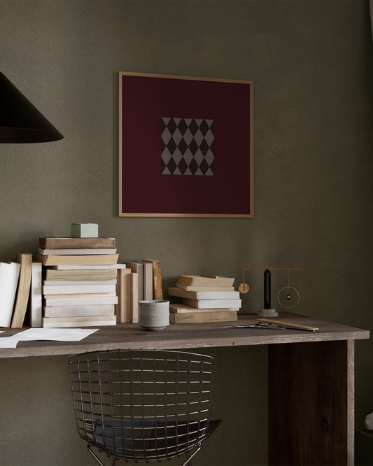 Harlequin Study IV printable wall art by Paperhus