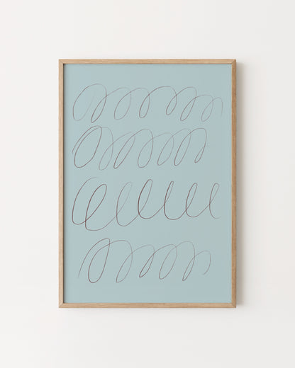 Line & Loop. Flow Print