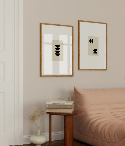 Geometric Art Set of 2