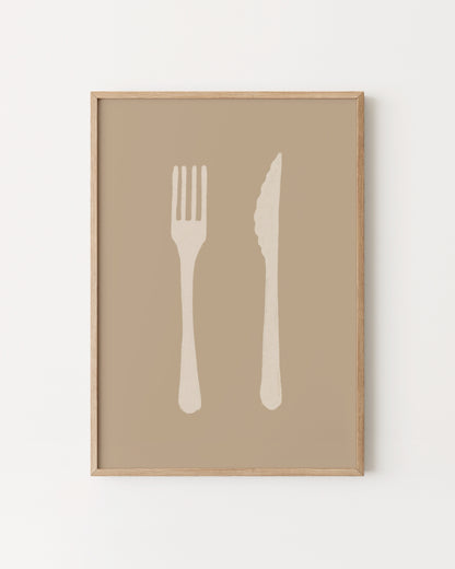 Kitchen Objects. Cutlery I Print