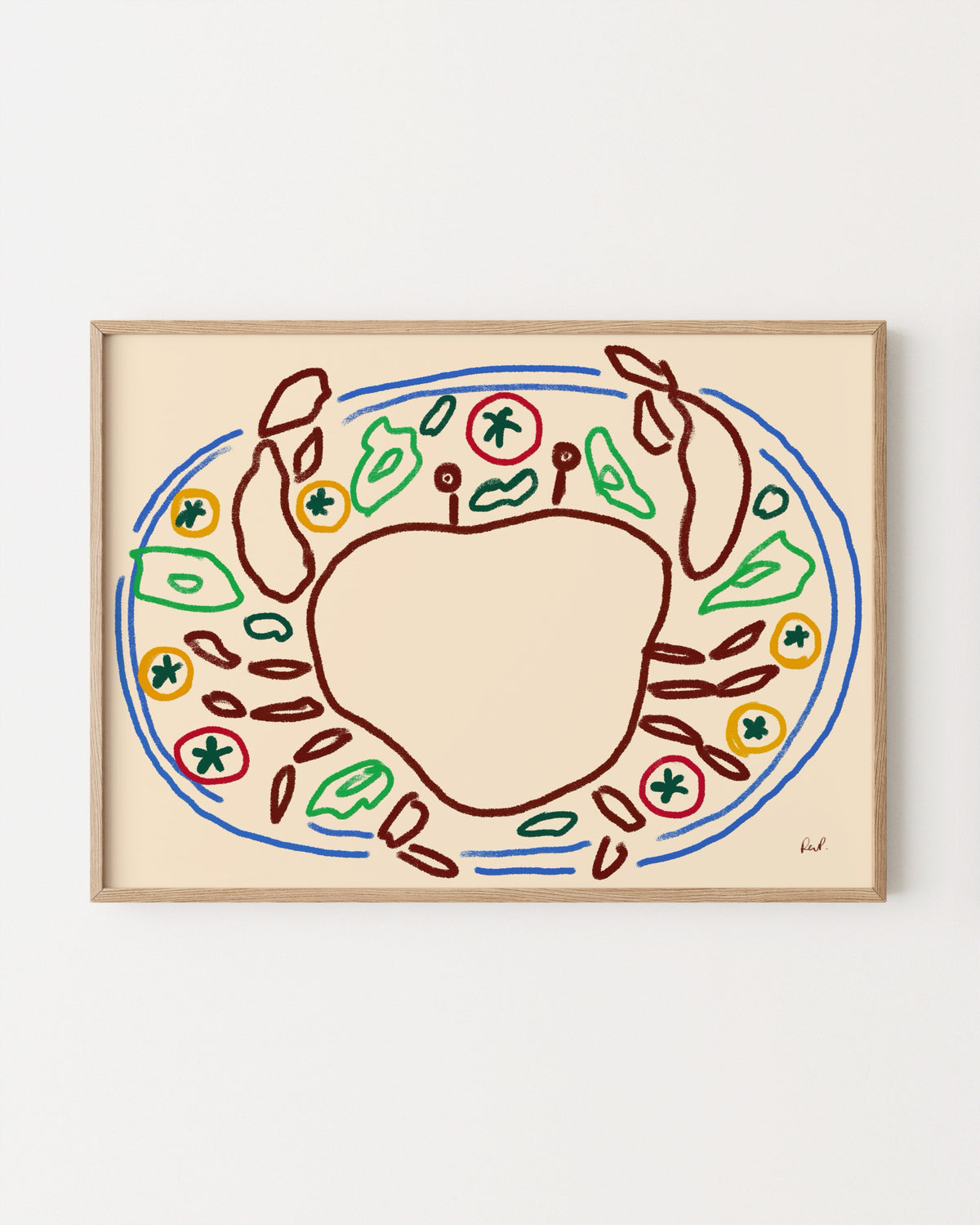 What’s For Dinner. Crab Salad Print