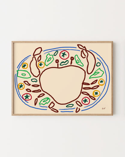 What’s For Dinner. Crab Salad Print