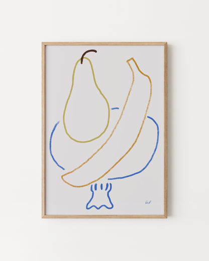 What’s For Dinner. Fruit Print