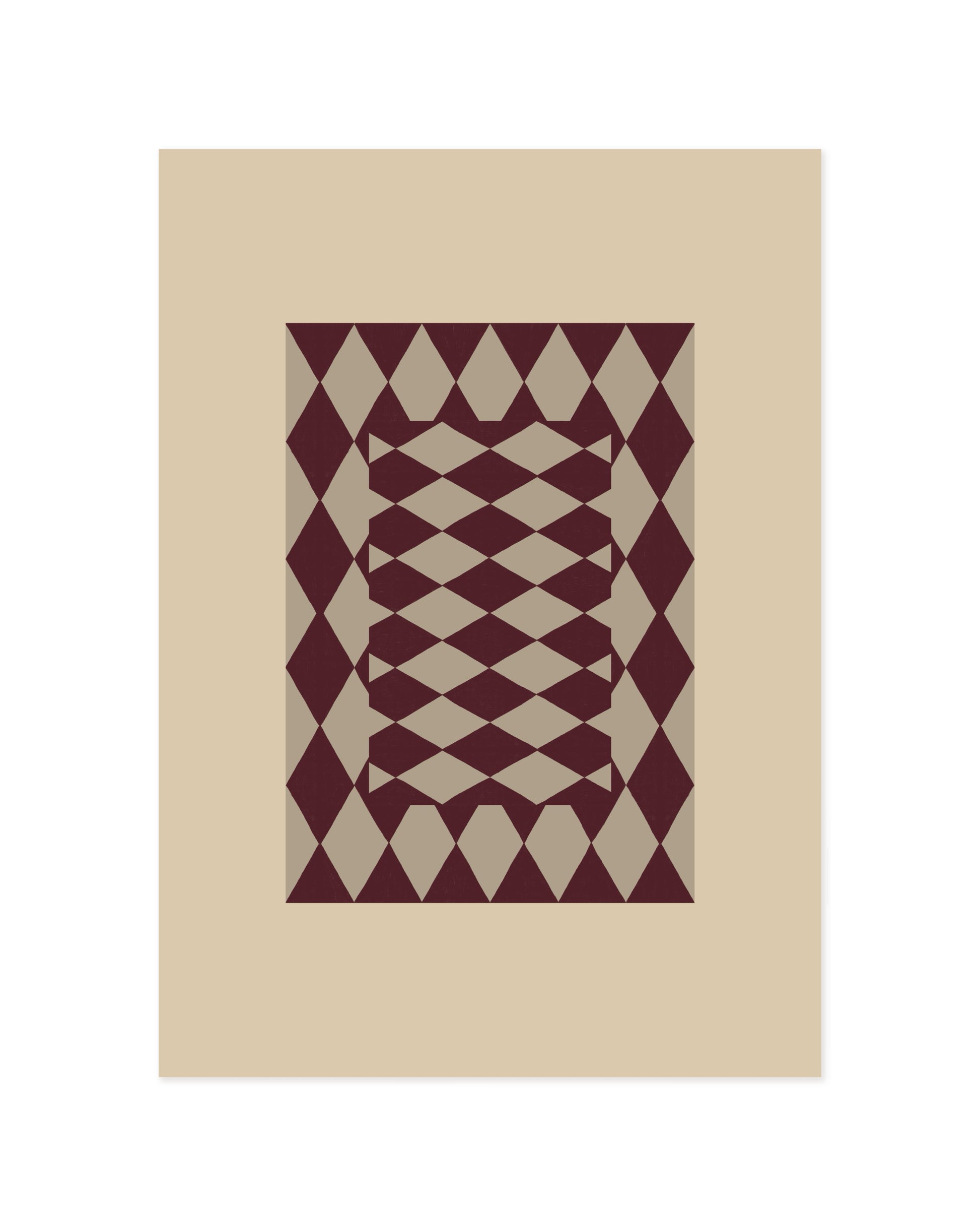 Harlequin Study VII printable wall art by Paperhus