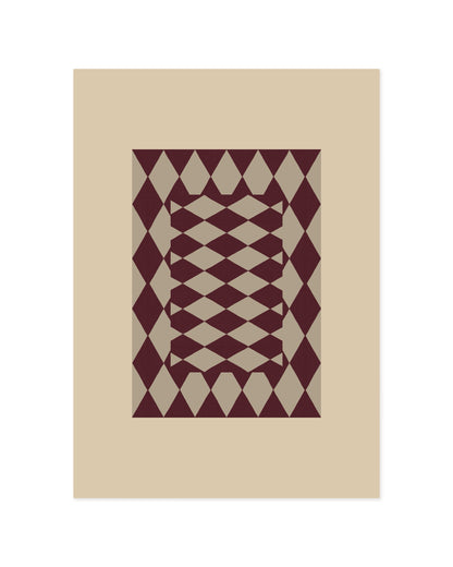 Harlequin Study VII printable wall art by Paperhus