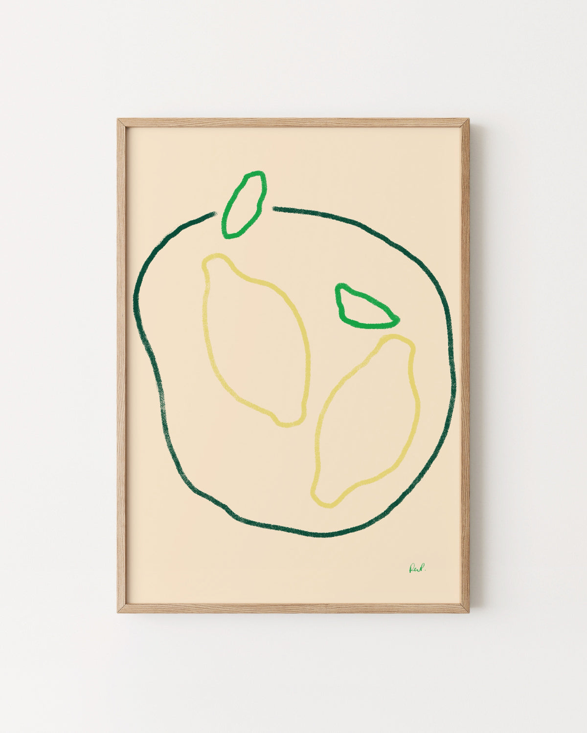 What’s For Dinner. Lemon Print