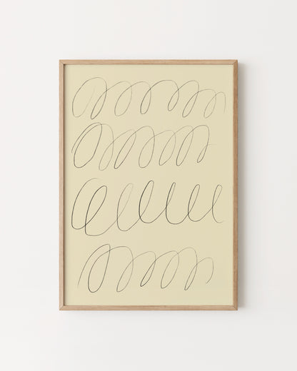 Line & Loop. Flow Print