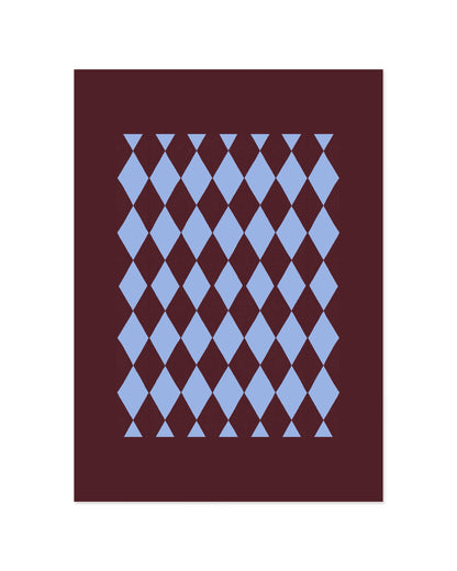 Harlequin Study VIII printable wall art by Paperhus
