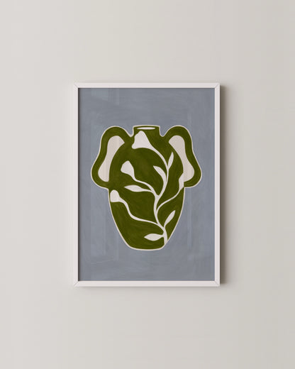 Olive Green Pottery Print- Wall Art -Paperhus- Printable wall art - Instant downloads - DIY home decor -Paperhus