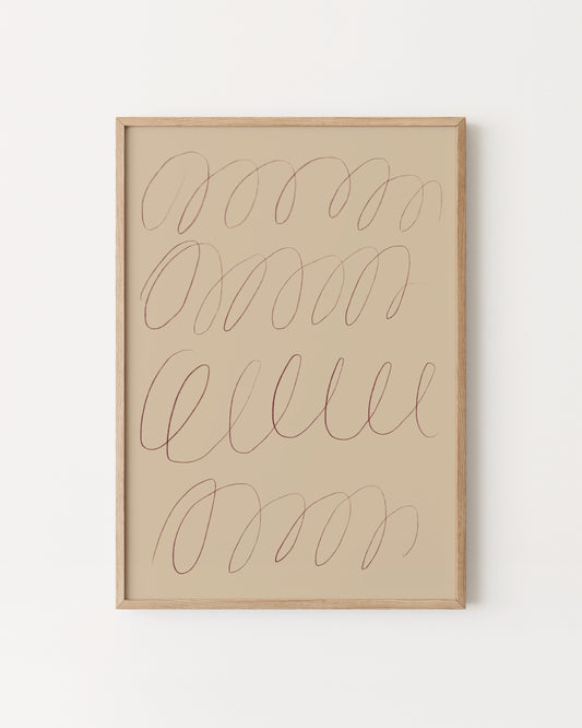 Line & Loop. Flow Print