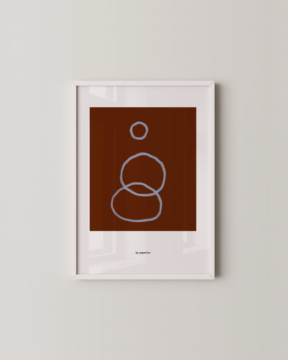 Burgundy & Pink Gallery Wall | Modern Abstract Print Collection