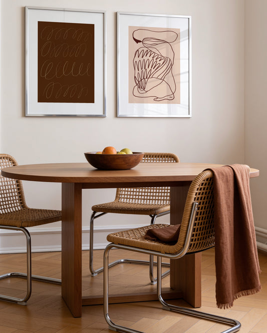 Figurative Abstract. Print Set Of 2