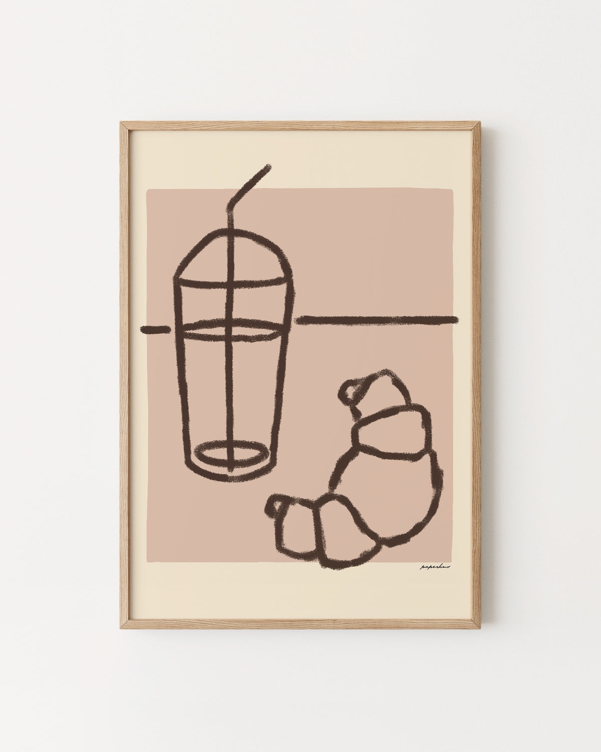 The Tabletop. Iced Latte Print