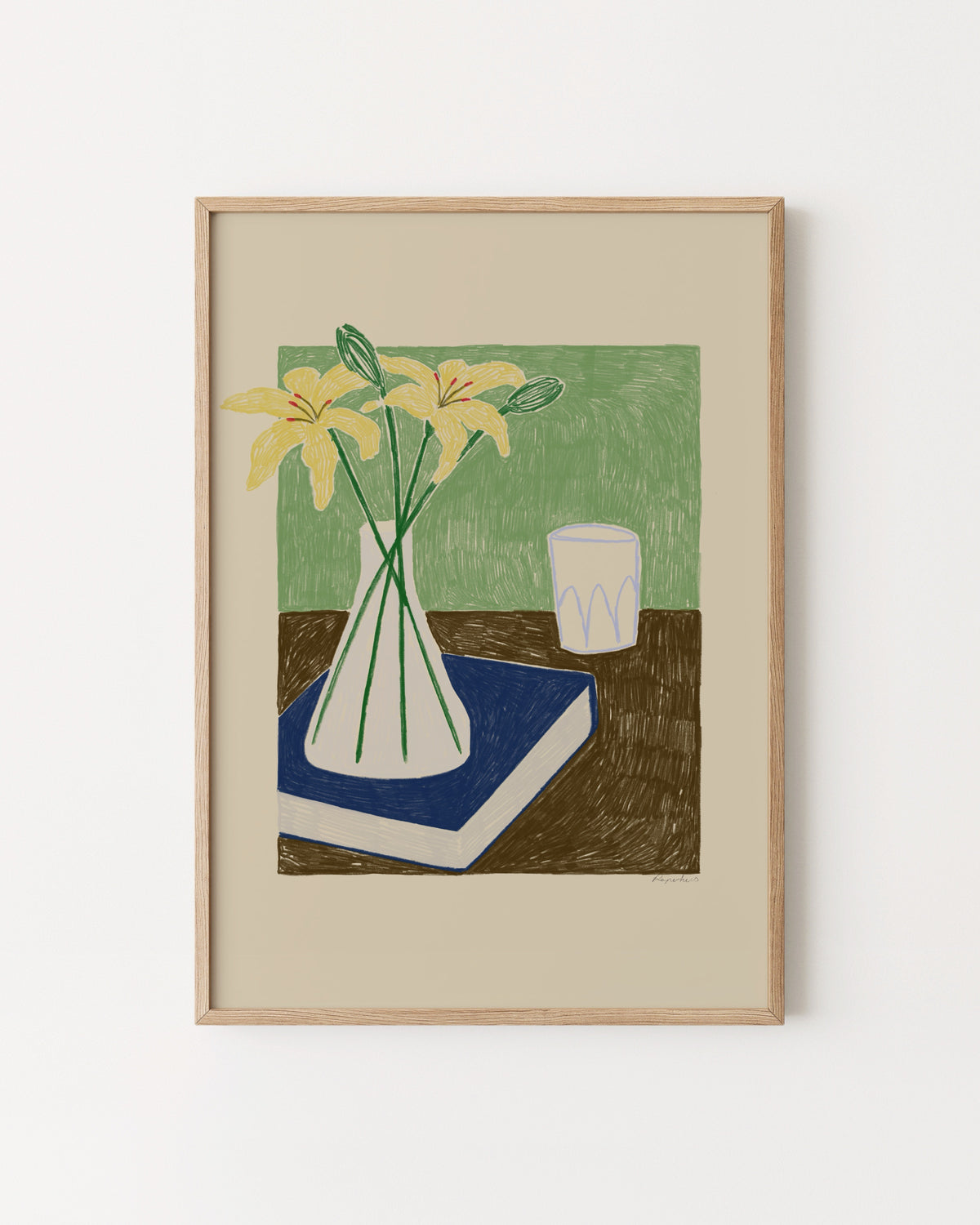 The Dining Room. The Lily Break Print