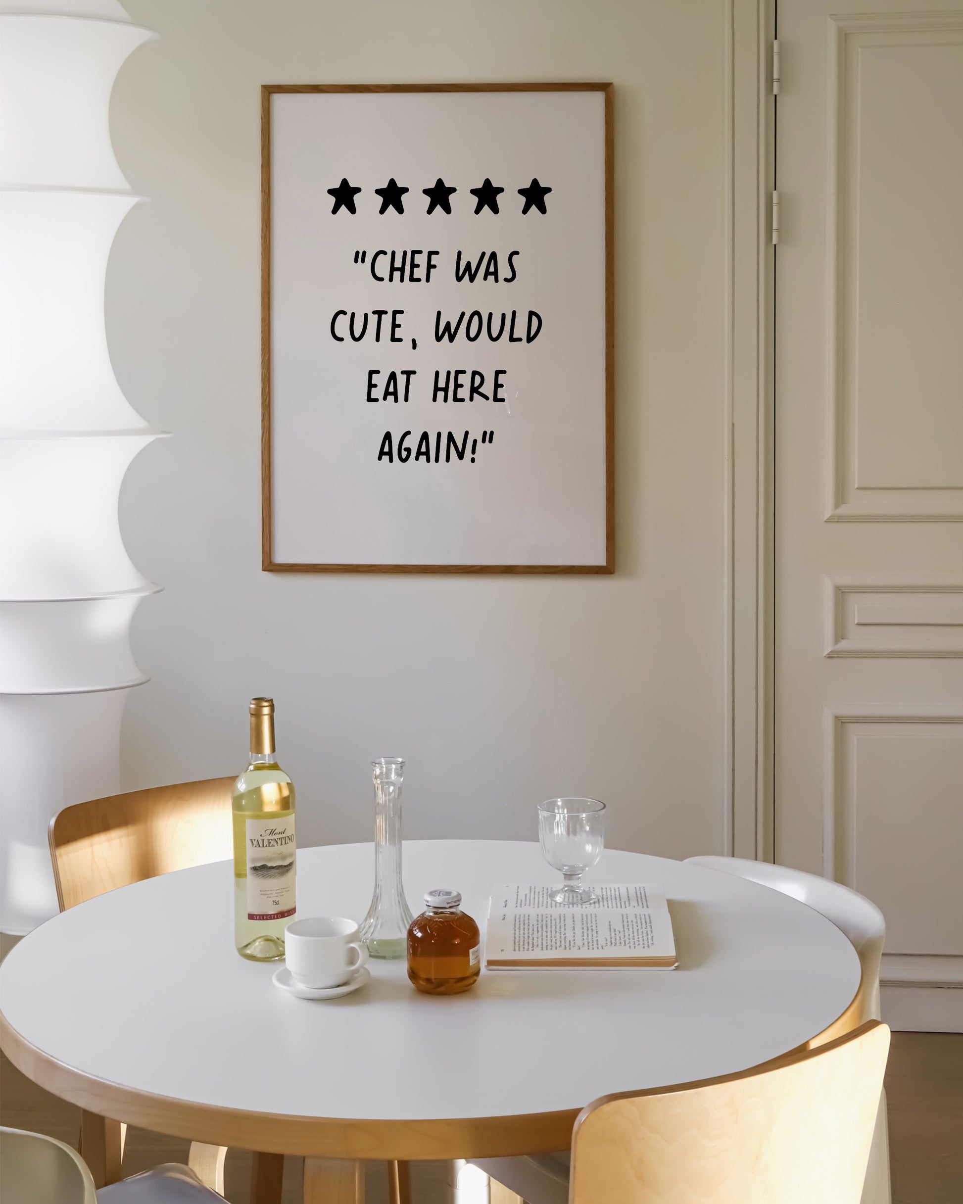 5-Star Chef Print- Wall Art -Paperhus- Printable wall art - Instant downloads - DIY home decor -Paperhus
