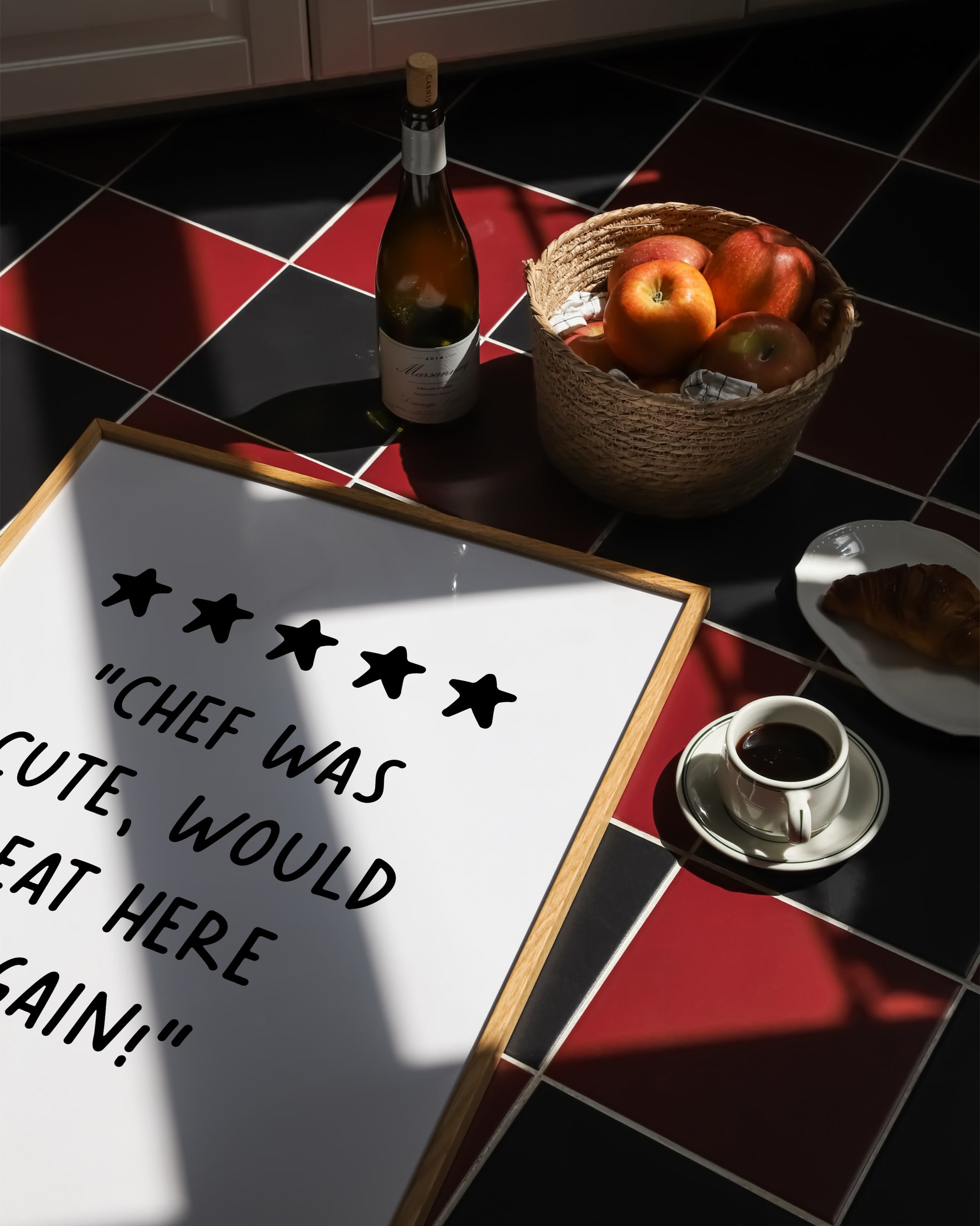 5-Star Chef Print- Wall Art -Paperhus- Printable wall art - Instant downloads - DIY home decor -Paperhus