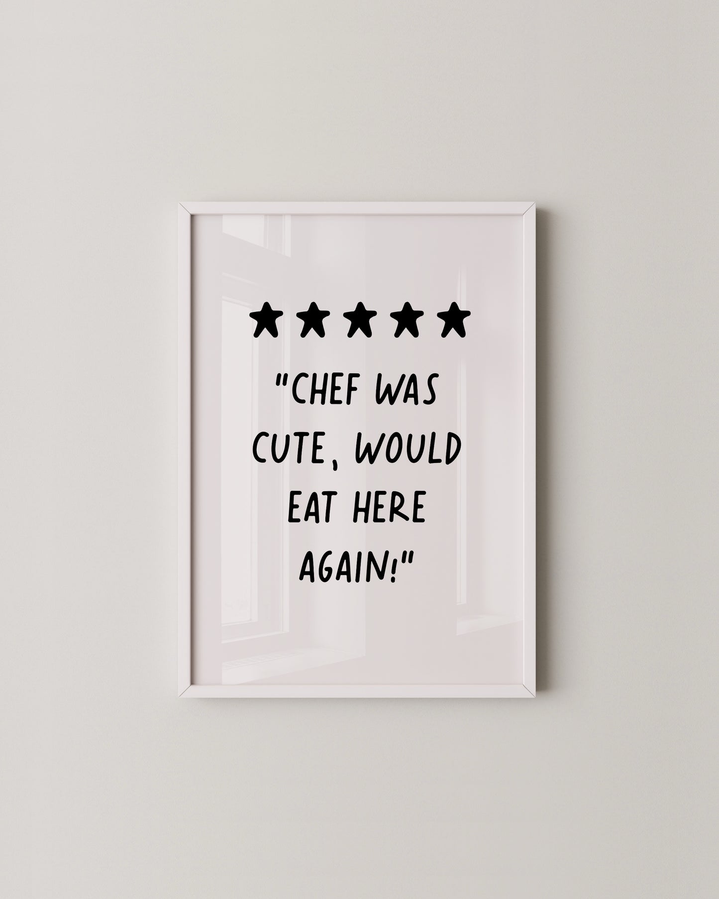 5-Star Chef Print- Wall Art -Paperhus- Printable wall art - Instant downloads - DIY home decor -Paperhus