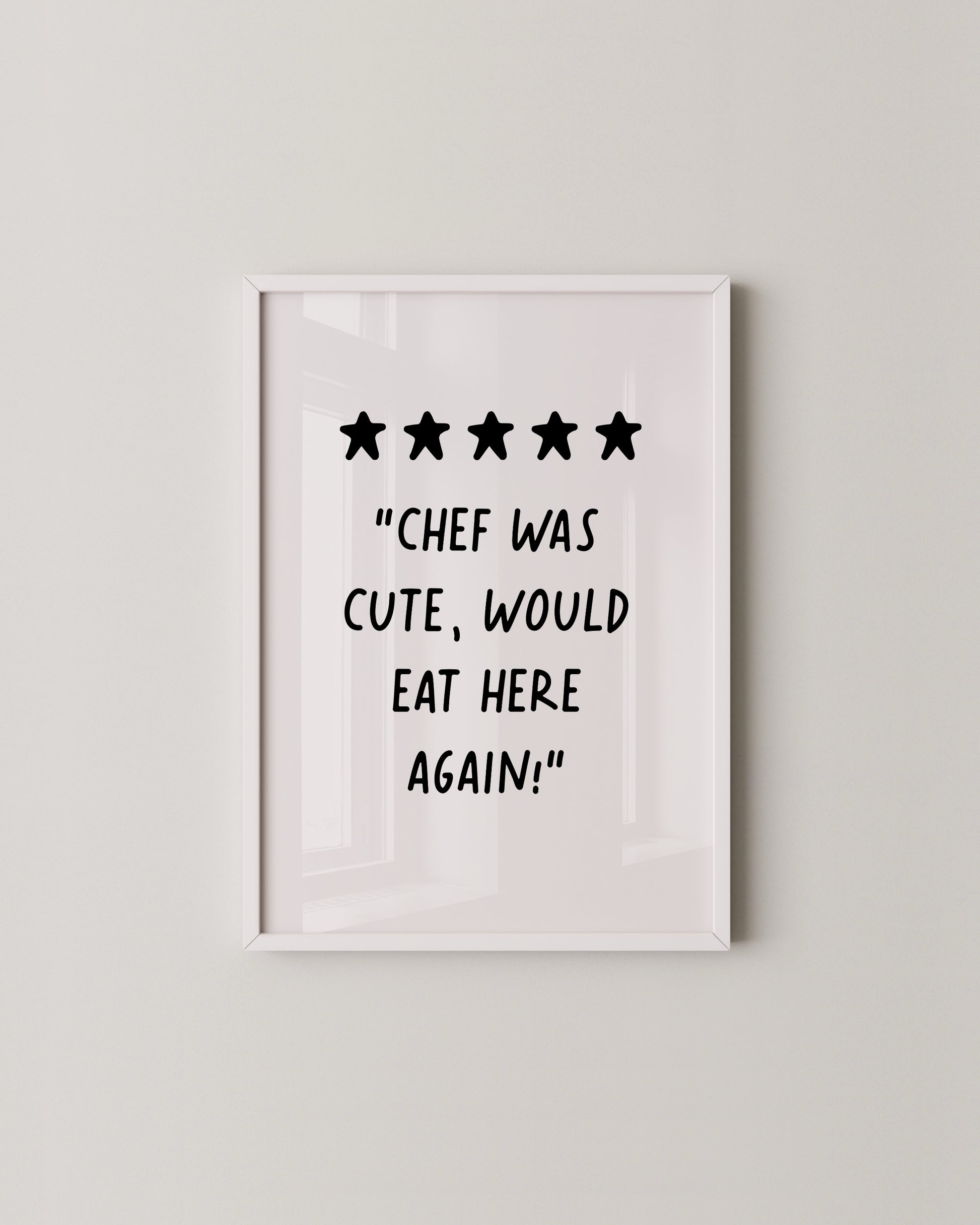 5-Star Chef Print- Wall Art -Paperhus- Printable wall art - Instant downloads - DIY home decor -Paperhus