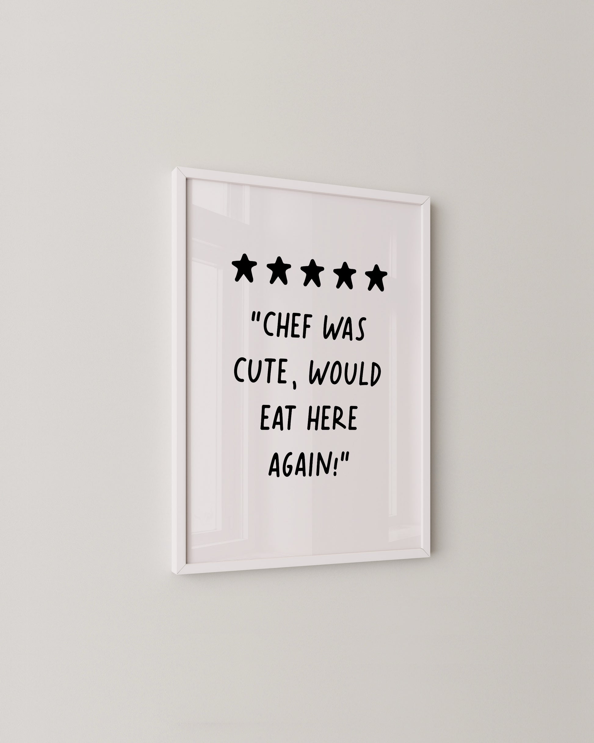 5-Star Chef Print- Wall Art -Paperhus- Printable wall art - Instant downloads - DIY home decor -Paperhus