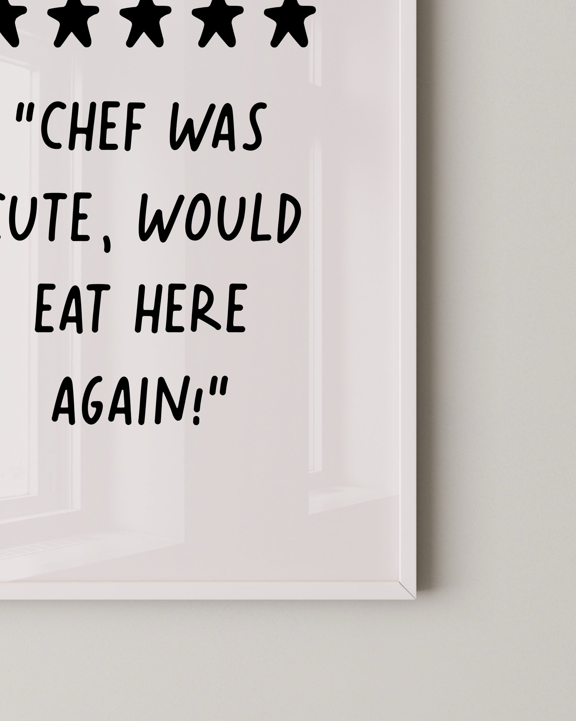 5-Star Chef Print- Wall Art -Paperhus- Printable wall art - Instant downloads - DIY home decor -Paperhus