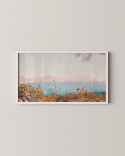 Coastal Landscape TV Art- Wall Art -Paperhus- Printable wall art - Instant downloads - DIY home decor -Paperhus