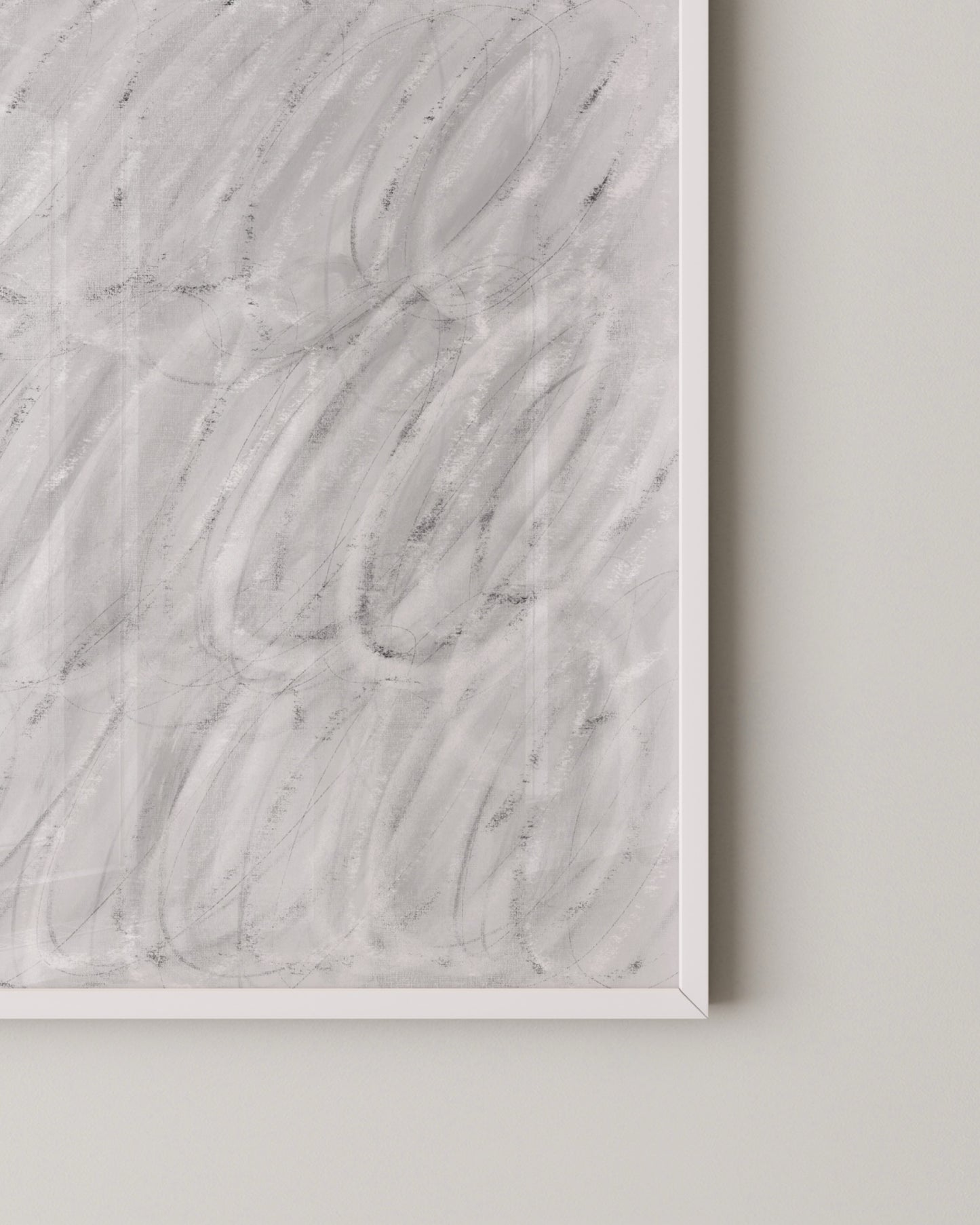 Grey Scribble Abstract Print- Wall Art -Paperhus- Printable wall art - Instant downloads - DIY home decor -Paperhus