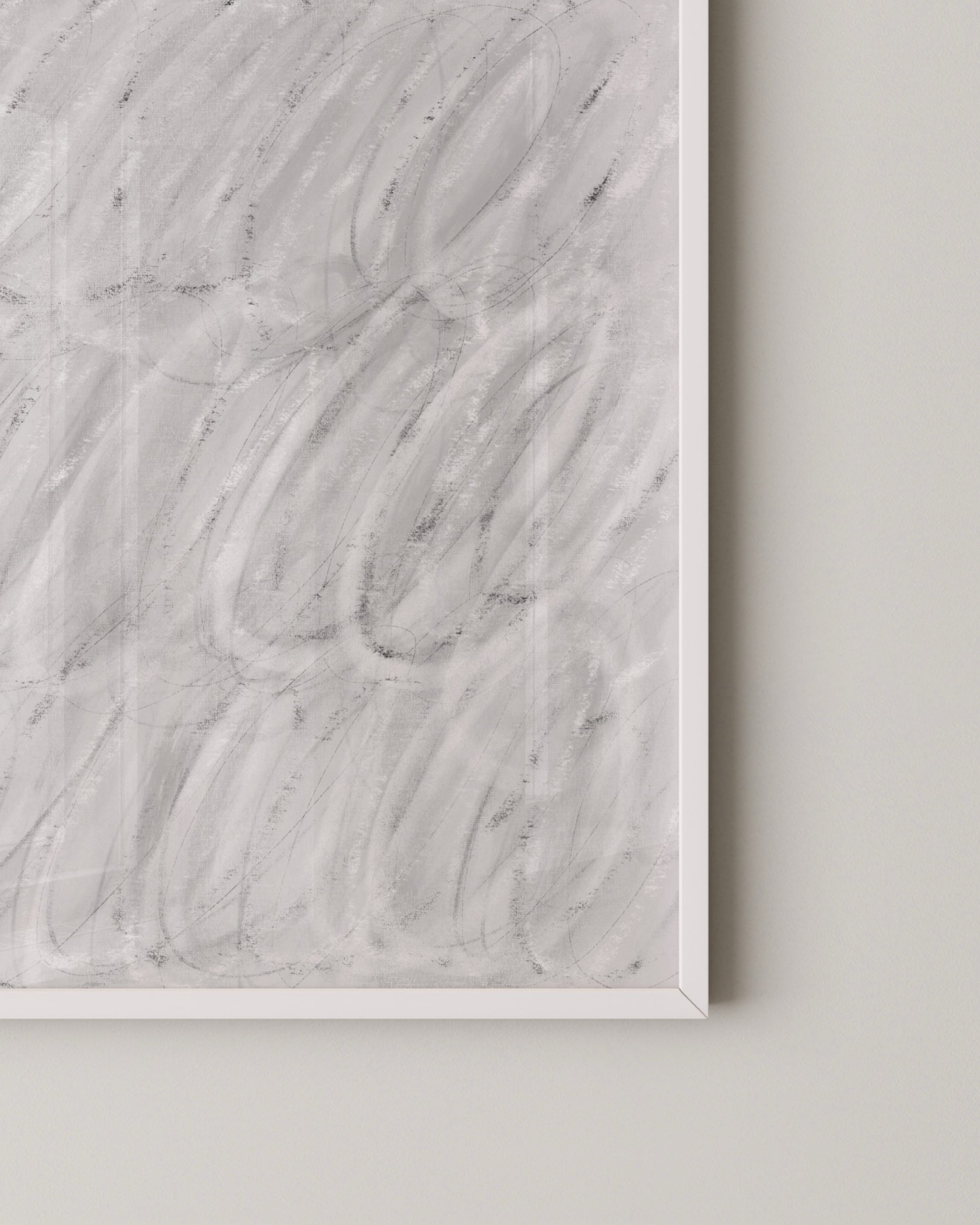 Grey Scribble Abstract Print- Wall Art -Paperhus- Printable wall art - Instant downloads - DIY home decor -Paperhus