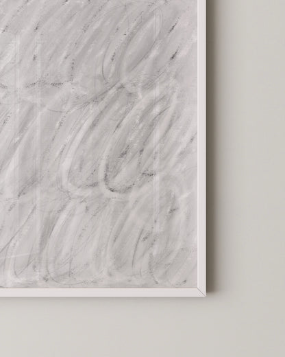 Grey Scribble Abstract Print- Wall Art -Paperhus- Printable wall art - Instant downloads - DIY home decor -Paperhus