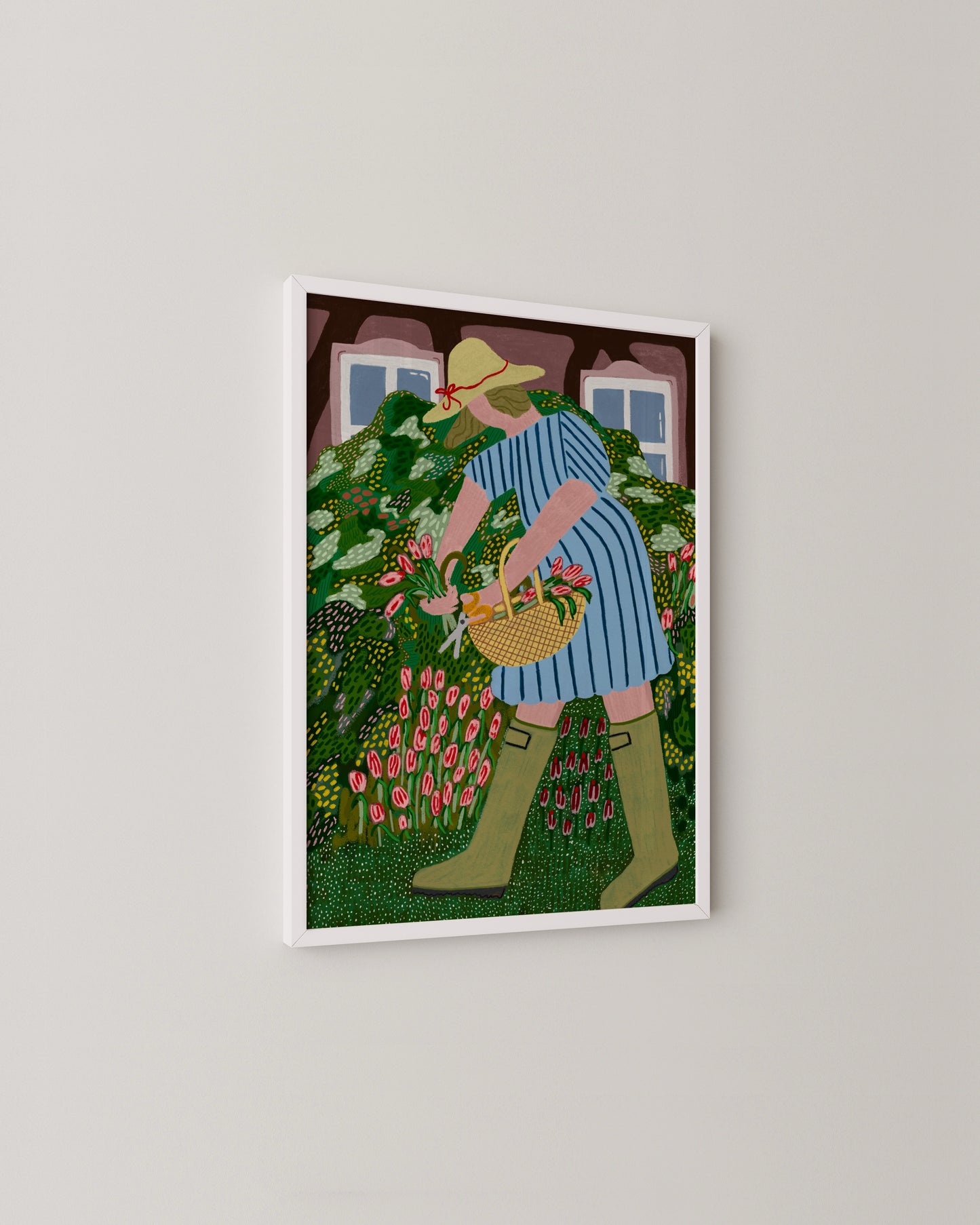 In the Garden | Playful Figurative Art Print