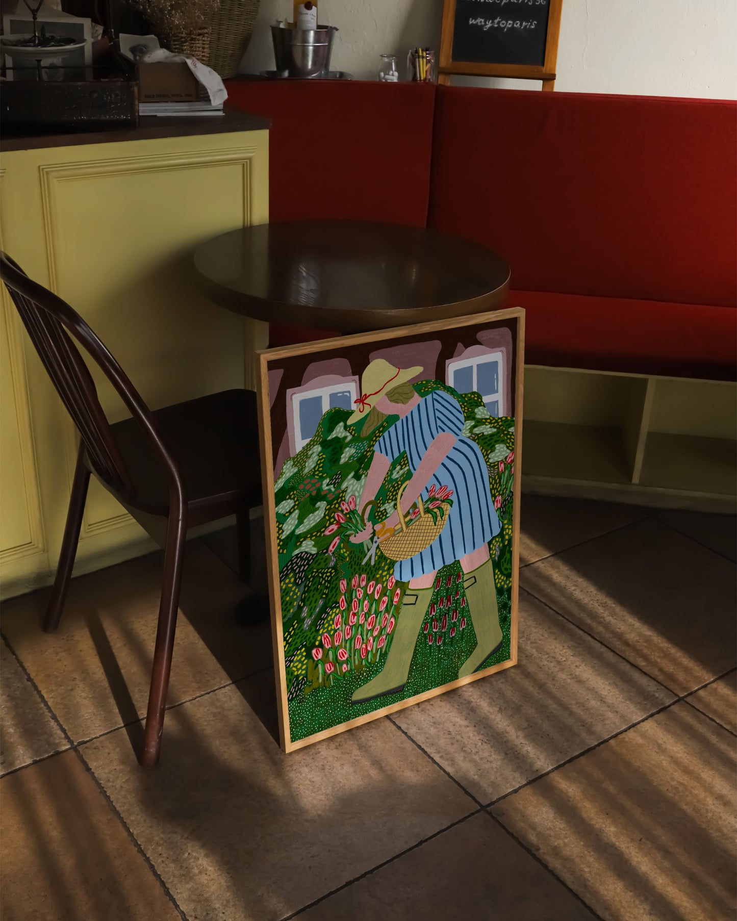 In the Garden | Playful Figurative Art Print