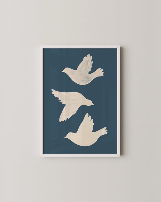 Dove Print- Wall Art -Paperhus- Printable wall art - Instant downloads - DIY home decor -Paperhus