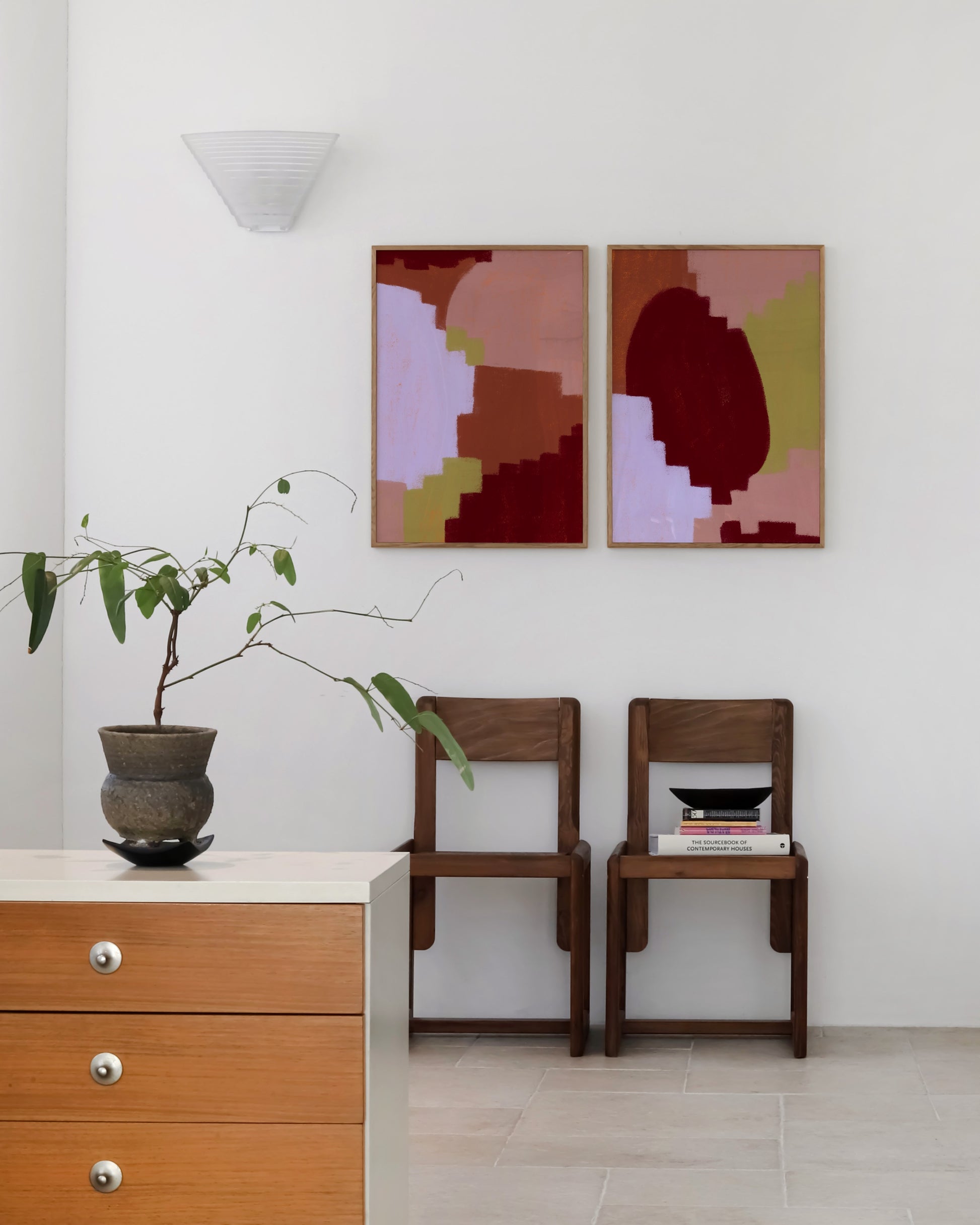 Abstract. Set printable wall art by Paperhus