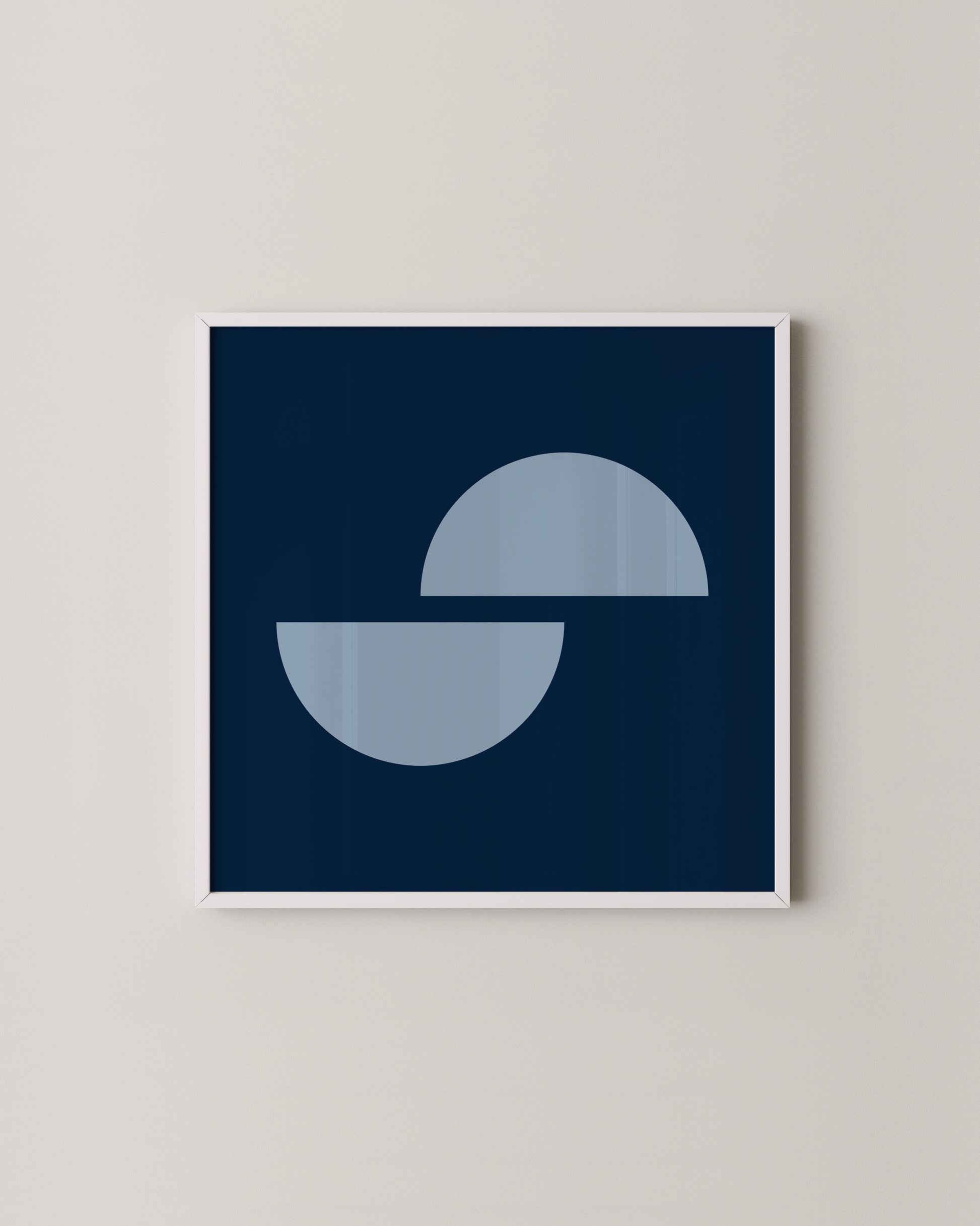 Blue Shapes Print- Wall Art -Paperhus- Printable wall art - Instant downloads - DIY home decor -Paperhus