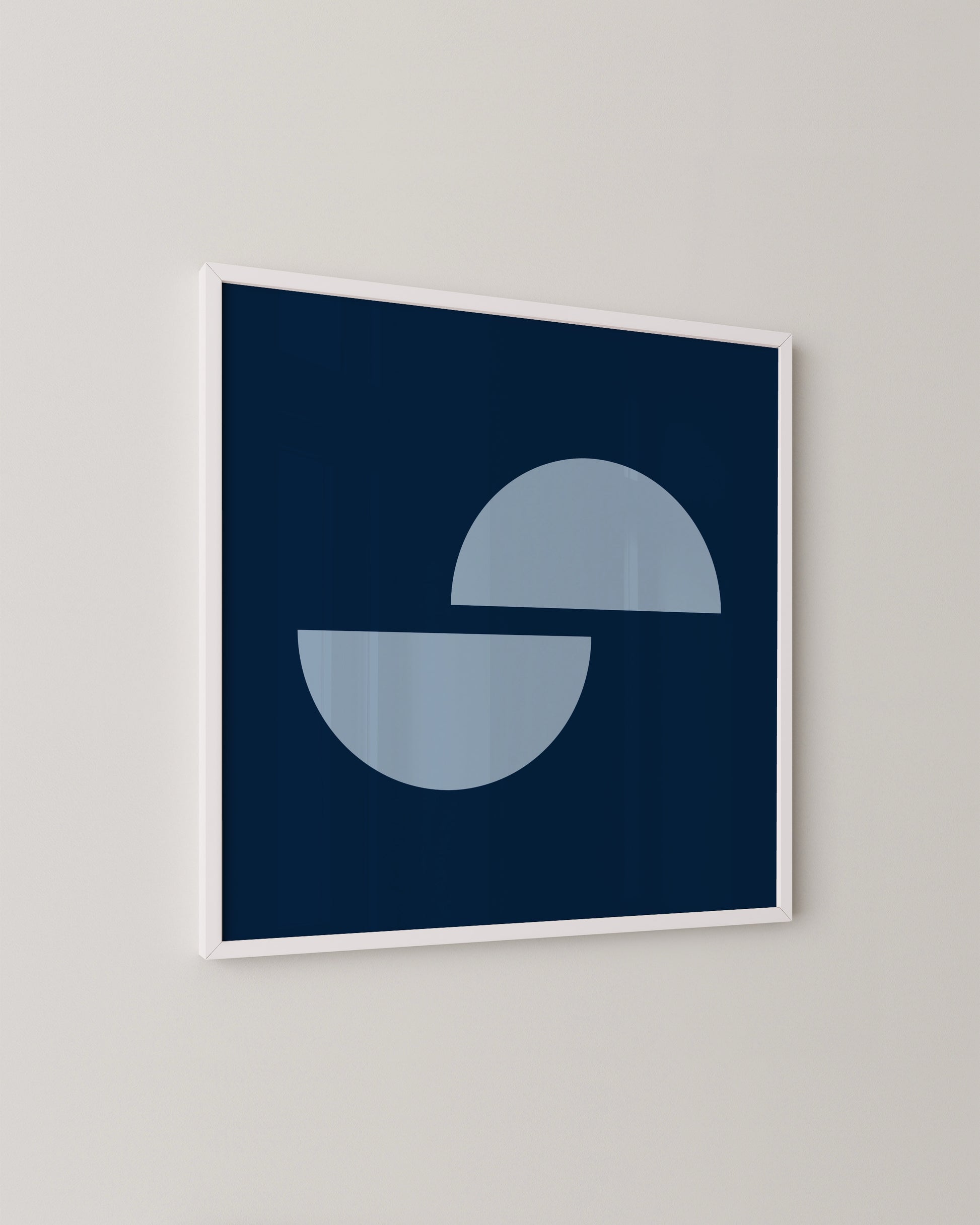 Blue Shapes Print- Wall Art -Paperhus- Printable wall art - Instant downloads - DIY home decor -Paperhus